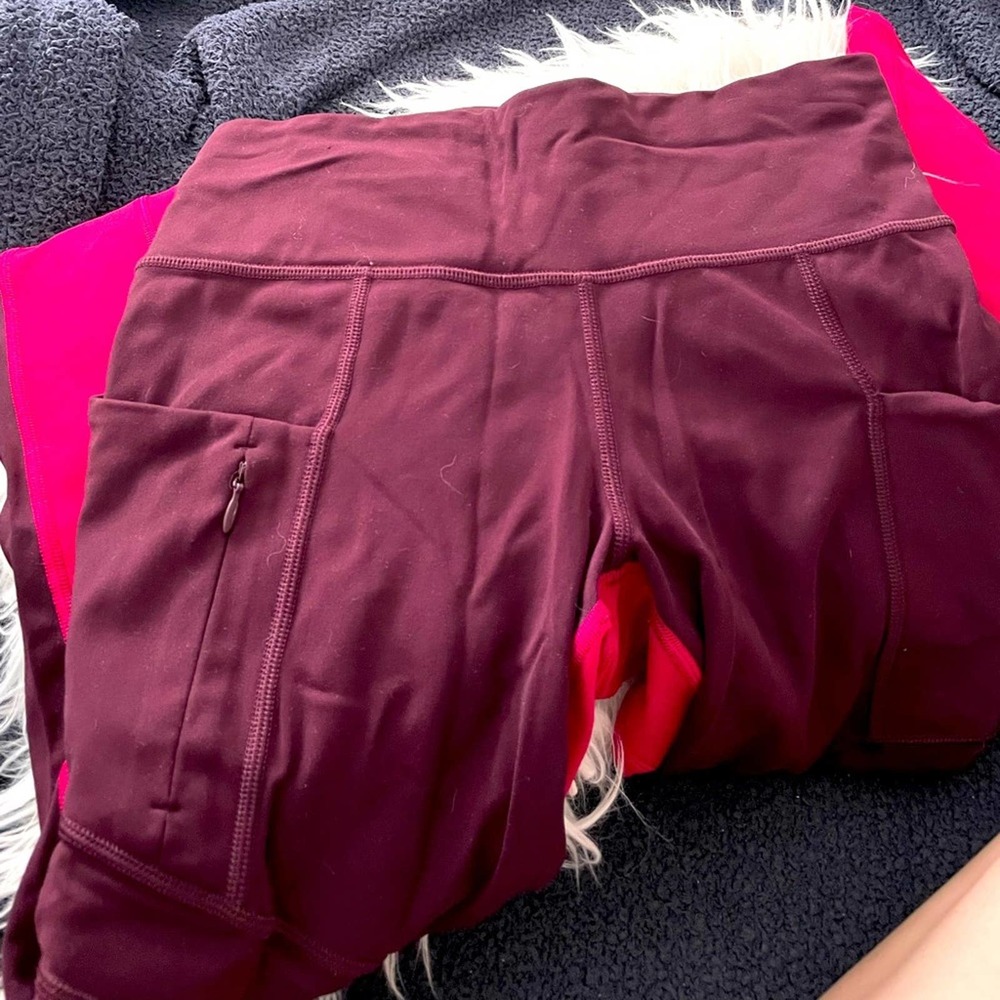 Athleta Color Block Leggings